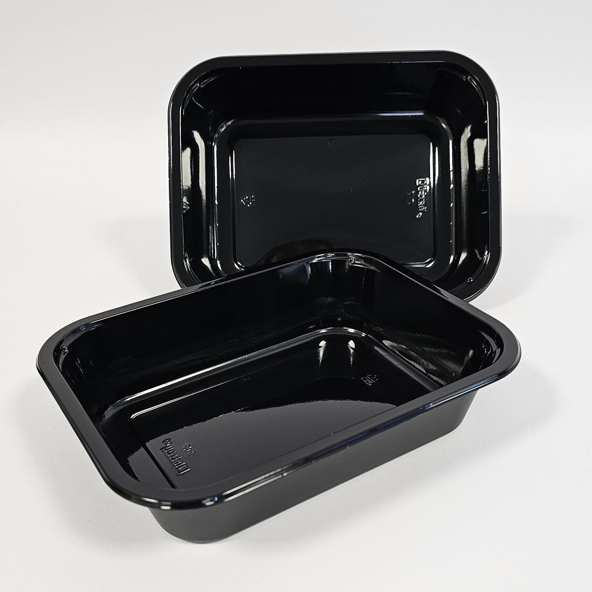 2212 On-Tray® C-PET Tray Black 800ml 200x155x45mm 300pcs