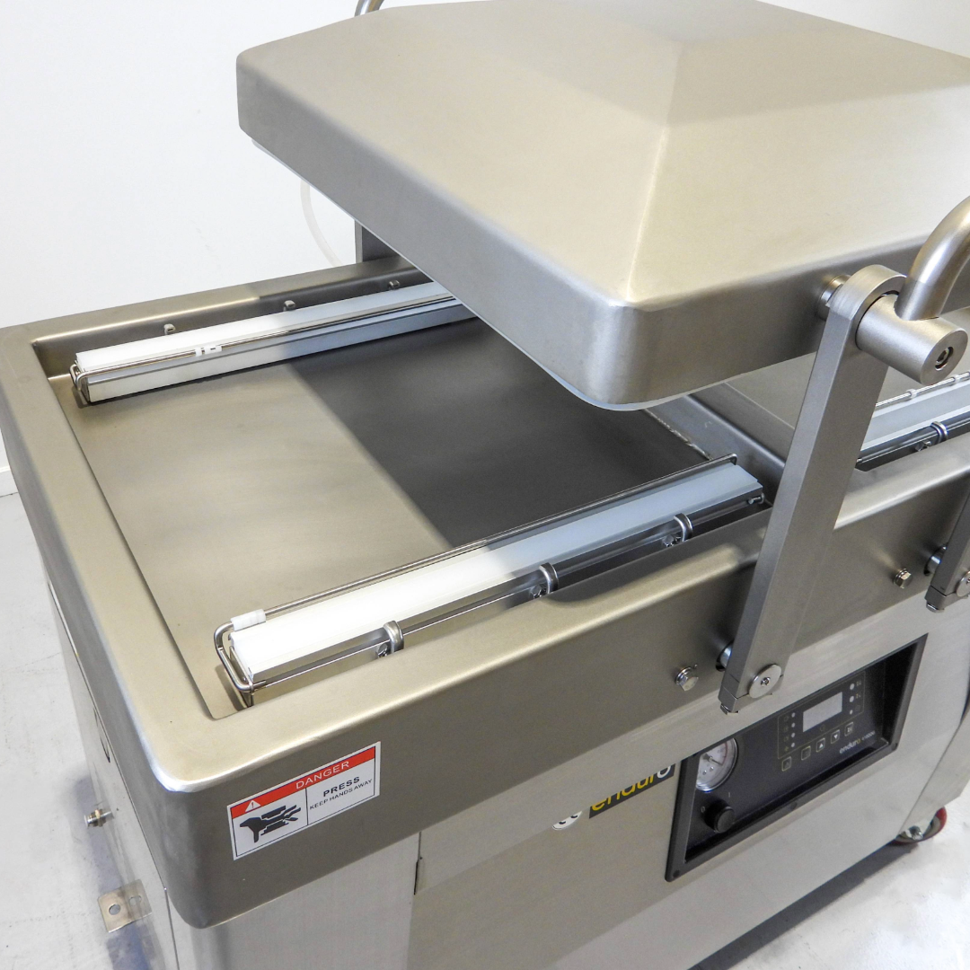 Enduro Floor Standing Double Chamber Gas-Flush Vacuum Packaging Machine 2x 410mm Seal | END-410D2G