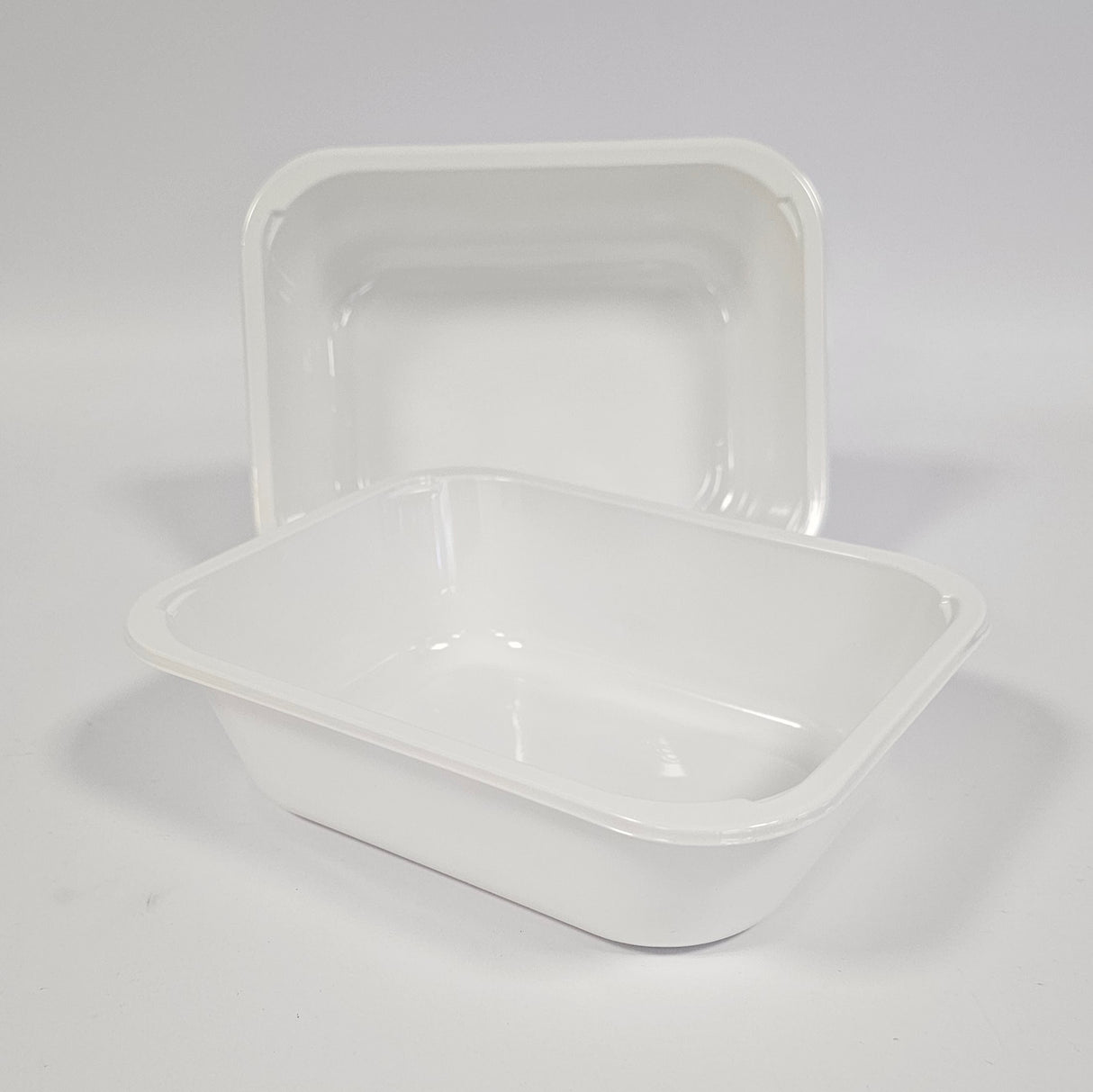 512-1IW Enduro C-PET Tray White 1000ml 200x155x55mm 650pcs