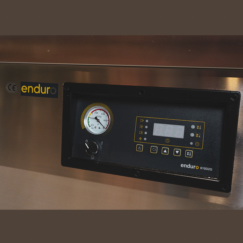 Enduro Floor Standing Double Chamber Gas-Flush Vacuum Packaging Machine 2x 610mm Seal