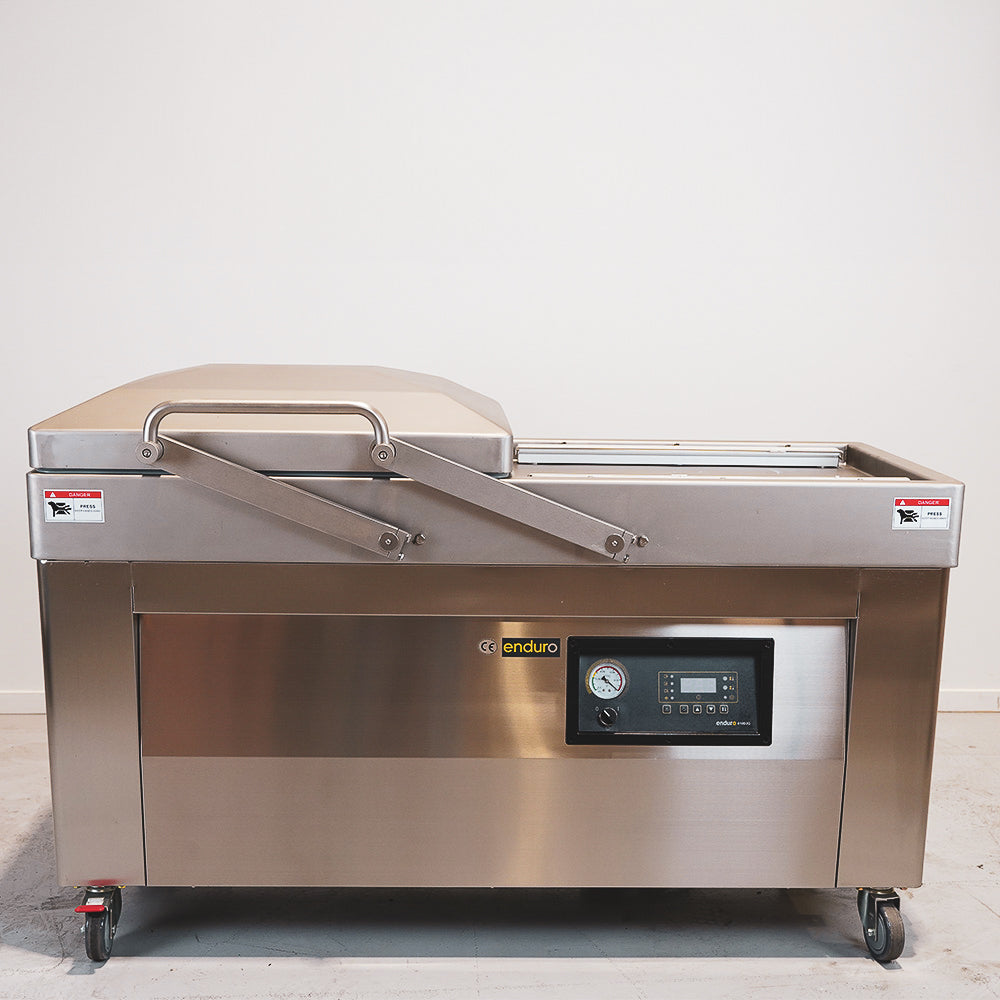 Enduro Floor Standing Double Chamber Gas-Flush Vacuum Packaging Machine 2x 610mm Seal | END-610D2G