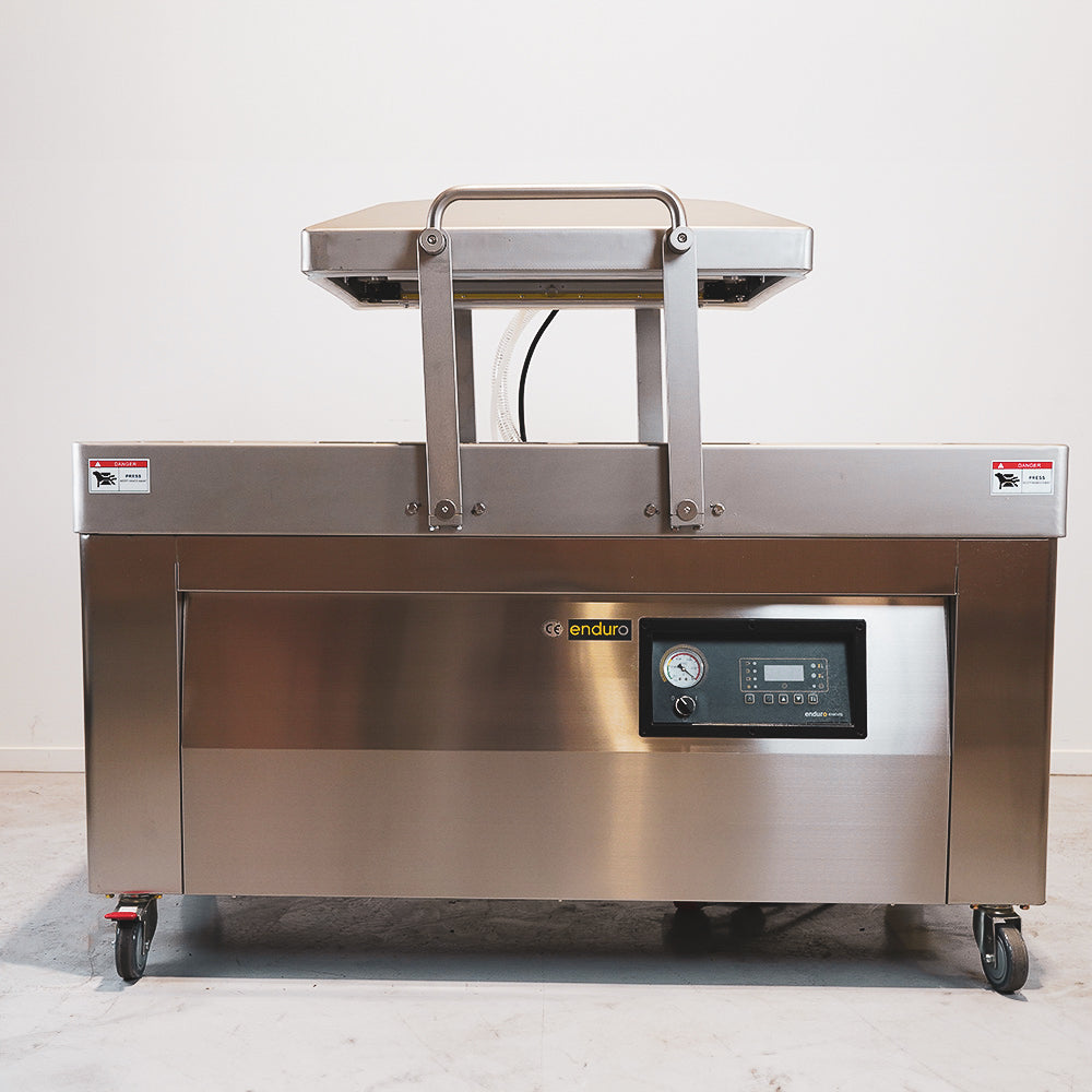 Enduro Floor Standing Double Chamber Gas-Flush Vacuum Packaging Machine 2x 610mm Seal | END-610D2G
