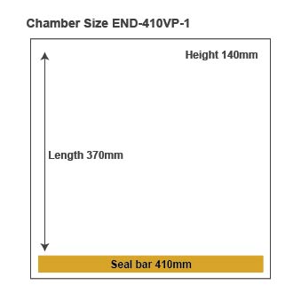Enduro 410VP-1 Benchtop Vacuum Packer | 1x410mm Seal-bar