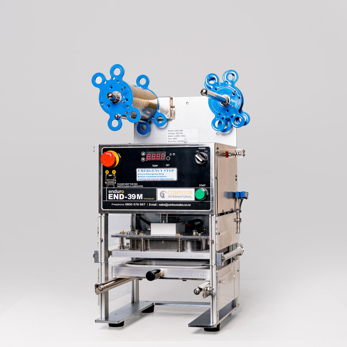 Enduro Tray Sealer Benchtop Manual with Semi-auto Film Feed - 39M