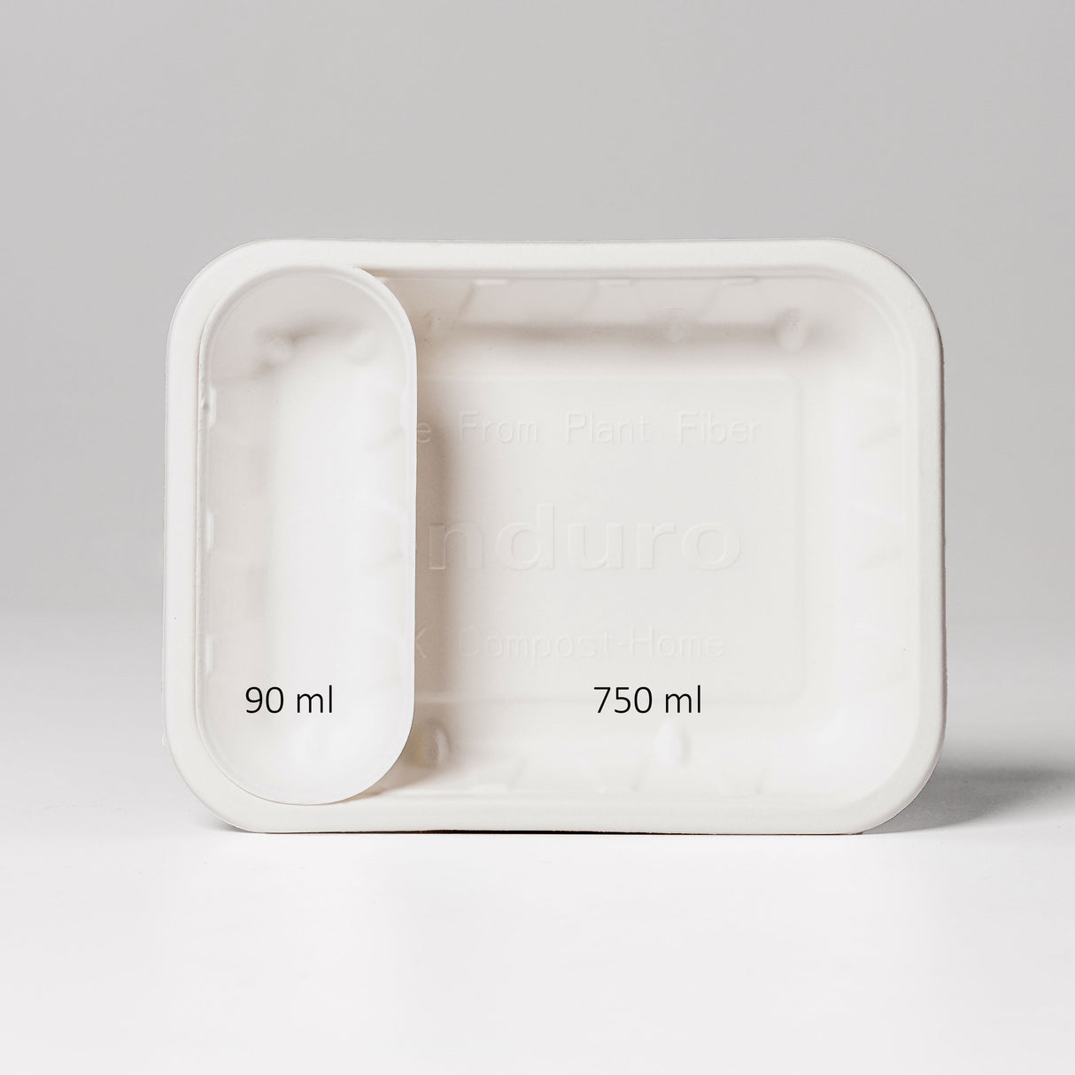 12-1CF Home Compostable Tray 750ml 200x155x35mm | 500/box