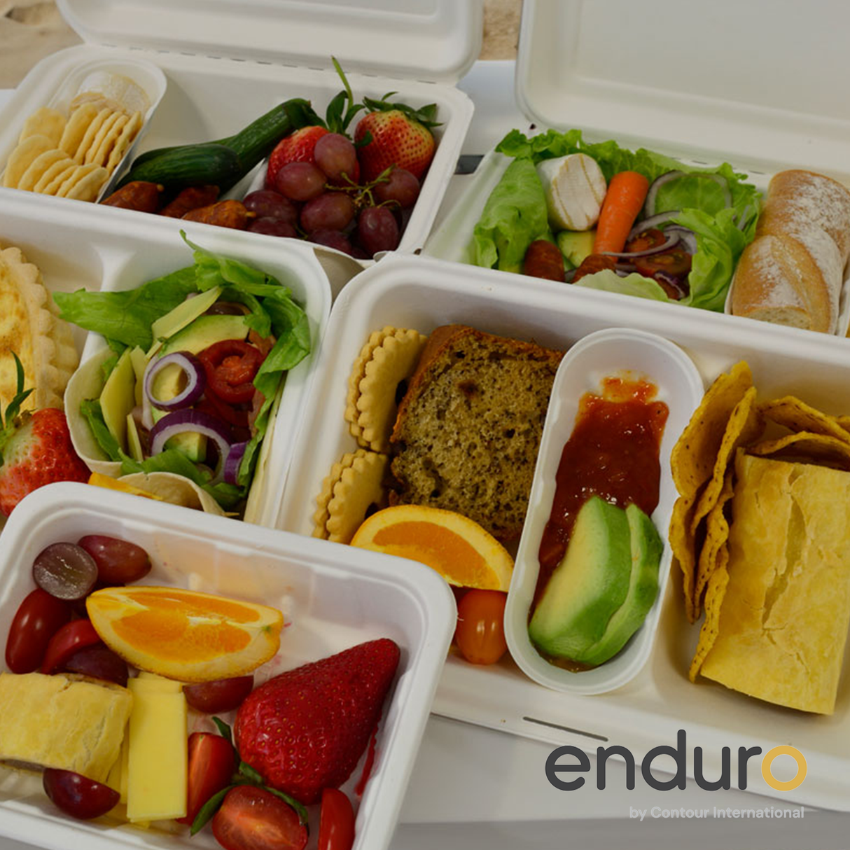 12-1CF Home Compostable Tray 750ml 200x155x35mm | 500/box