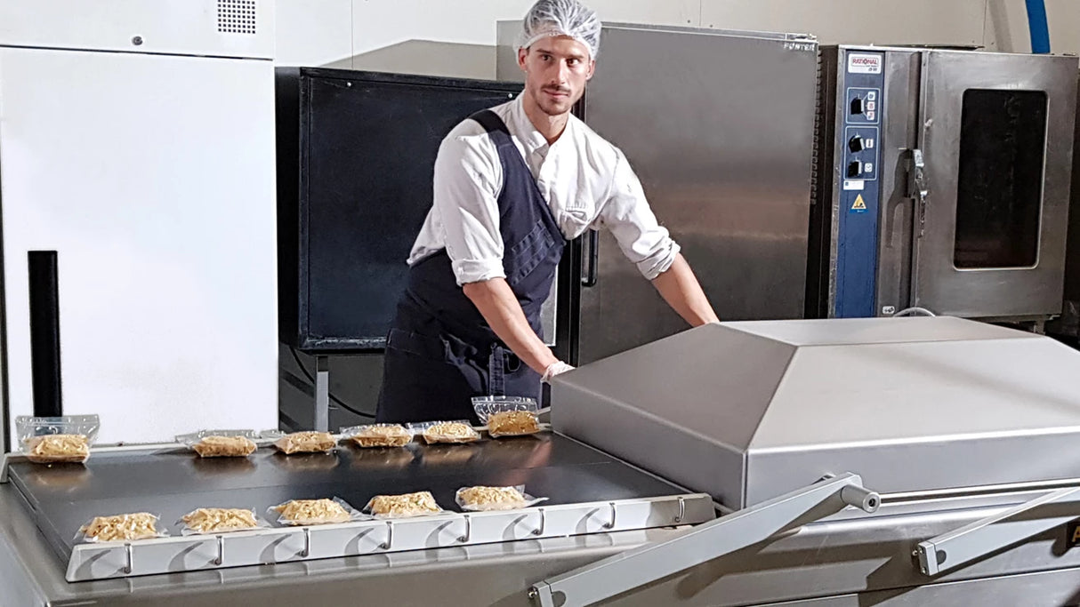 Audion Double Chamber Vacuum Packing Machine 300m³/h 2x840mm Seal-bar | VMS 883