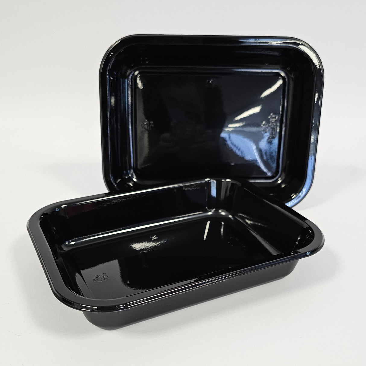 2012 On-Tray® C-PET Tray Black 750ml 200x155x35mm 500pcs