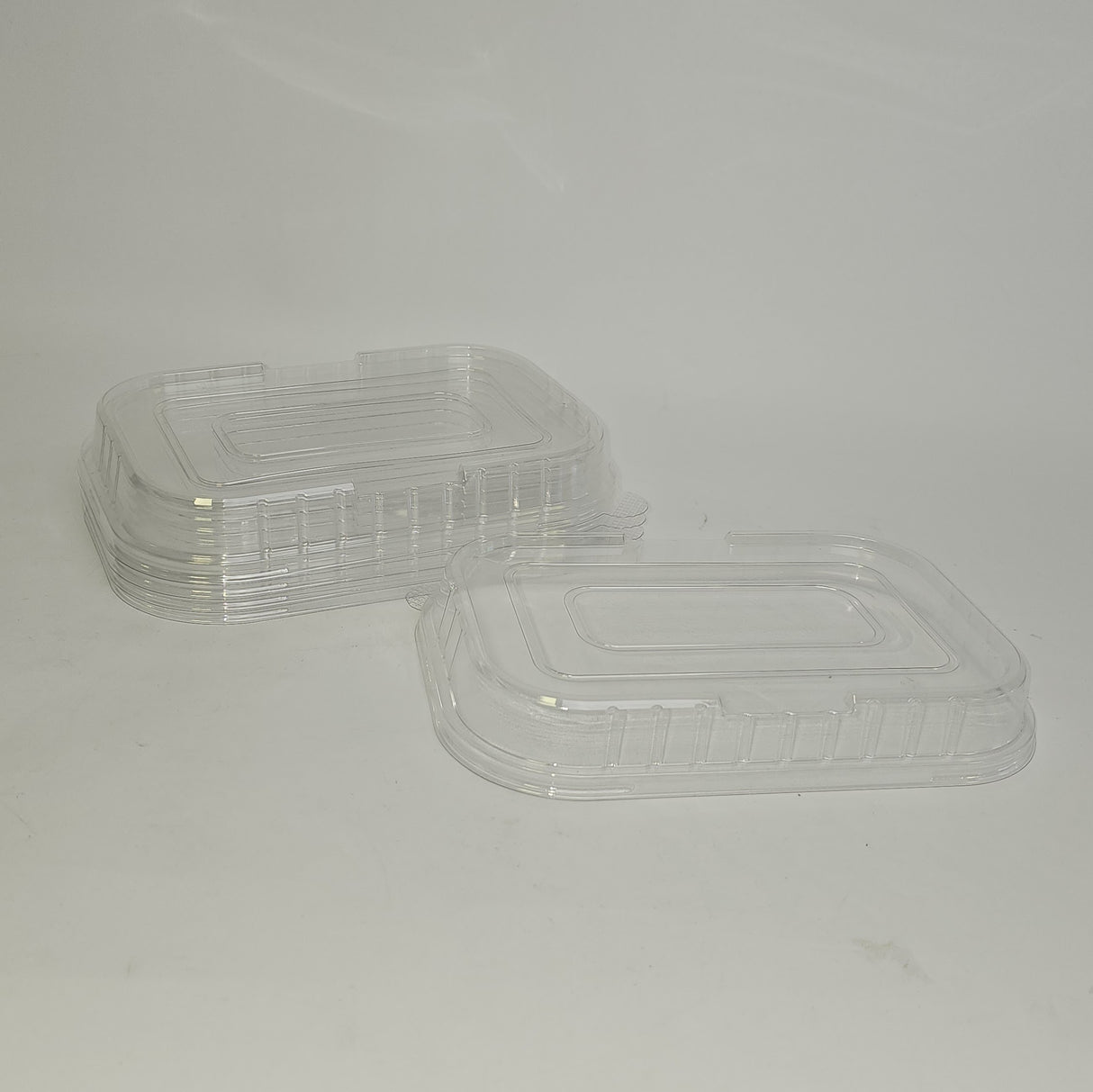 220L-PET Anti-Fog Lids for 220x150 Foil Smooth-wall Trays  | 500/box