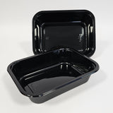 800ml On-Tray® Oven-Ready Meal Tray (Black) - Oven & Microwave Safe | 300/Box