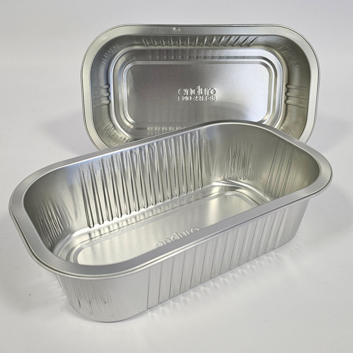 Aluminium Foil Tray 1080ml Smoothwall Mealplus 220x130x58mm 500pcs 2213-58