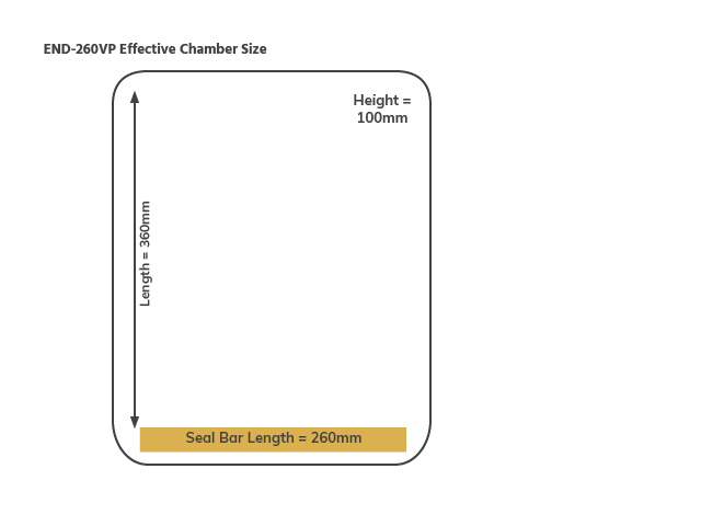 Enduro 260VP Benchtop Vacuum Packer