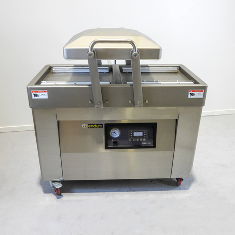 Enduro Floor Standing Double Chamber Gas-Flush Vacuum Packaging Machine 2x 410mm Seal