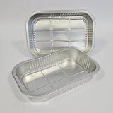 Aluminium Foil Tray 800ml Smoothwall GoReady 220x150x33mm 500pcs 6522-33