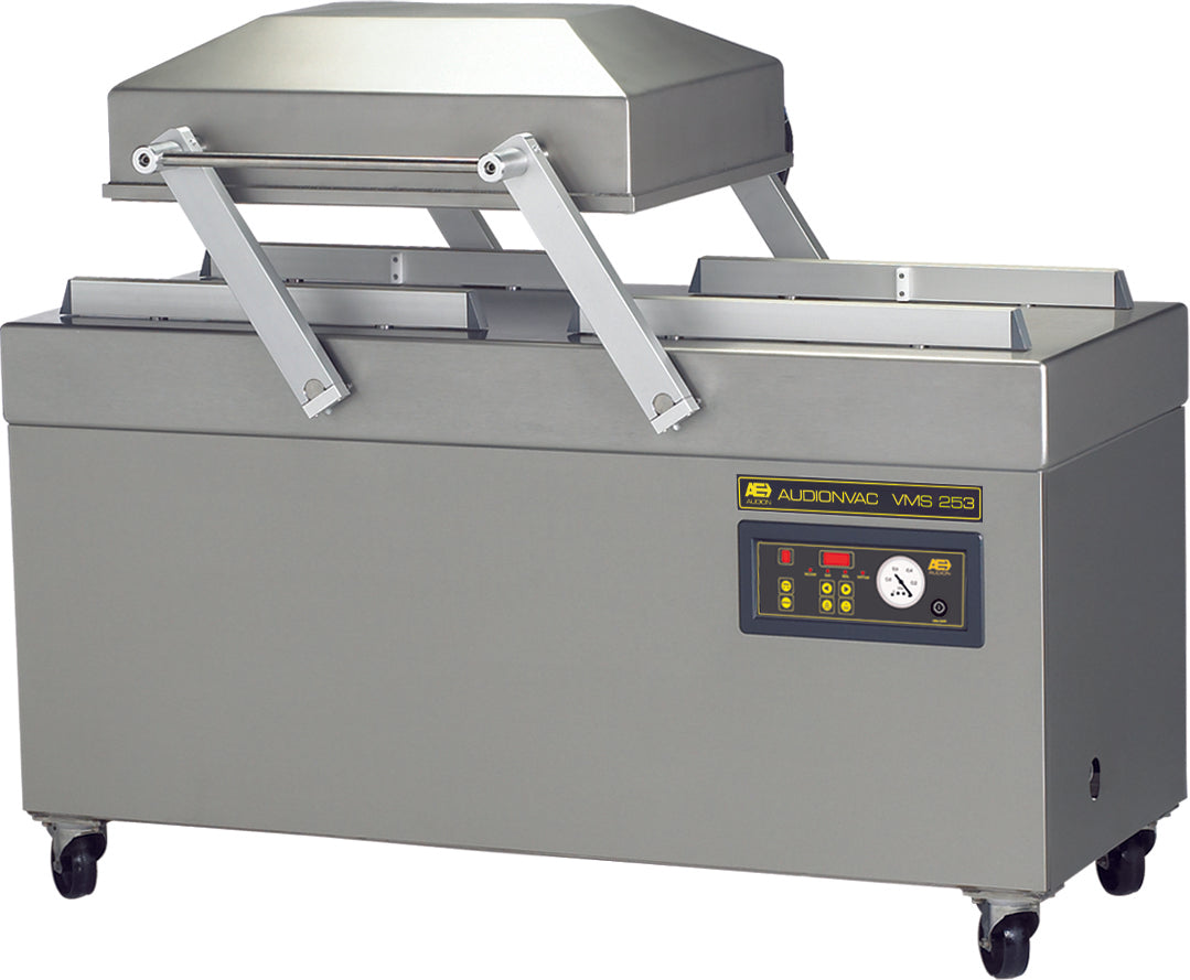 Audion Floor-Standing Vacuum Packing Machine Double Chamber 63m³/h 2x 620mm Seal Bar S253