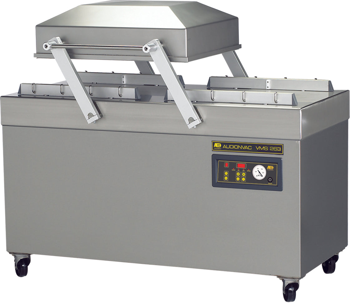 Audion Floor-Standing Vacuum Packing Machine Double Chamber 100m³/h 620mm Seal Bar VMS263