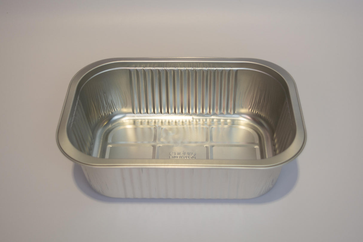 Aluminium Foil Tray 1600ml Smoothwall GoReady 220x150x70mm 500pcs 8522-70