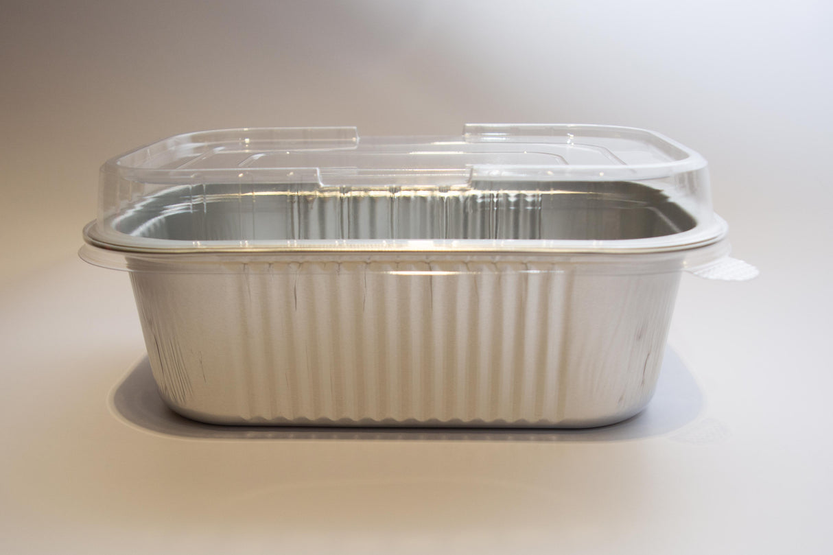 Aluminium Foil Tray 1600ml Smoothwall GoReady 220x150x70mm 500pcs 8522-70