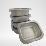 2025L-PET | Snap-On Lid Smoothwall Tray 150x125mm | 1,000/Box