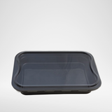 2919-50L-PET | Clear Snap-On Lid 294x193 Smoothwall and CPET Tray | 250/Box