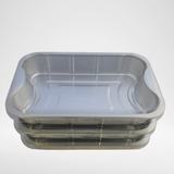 2919-50L-PET | Clear Snap-On Lid 294x193 Smoothwall and CPET Tray | 250/Box