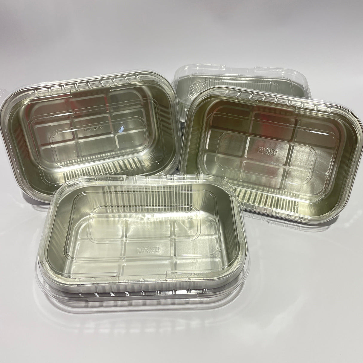 Aluminium Foil Tray 800ml Smoothwall GoReady 220x150x33mm 500pcs 6522-33