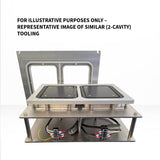 Refurbished Tray Sealer Tooling | 9XLF 2-Up 170x127 Trays - RF-1K/9XLF2